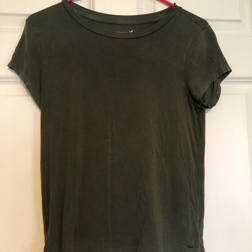 Army Green American Eagle T-Shirt